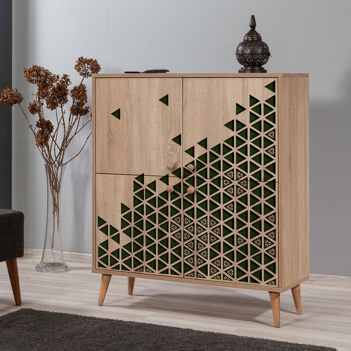 Hanah Home Multilux-121 Armario Multiusos Roble Sonoma Hanah Home Multilux-121 Armario Multiusos Roble Sonoma
